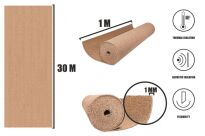 Rouleau de liège 1mm(30mx1m) - à grains fins - 2