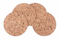 Sous-verre liège rond décor moyen 20cm - set de 4 pcs - 2